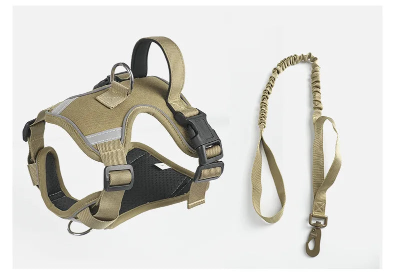 Large Dog Harness with Leash - Training Vest for Medium to Large Dogs