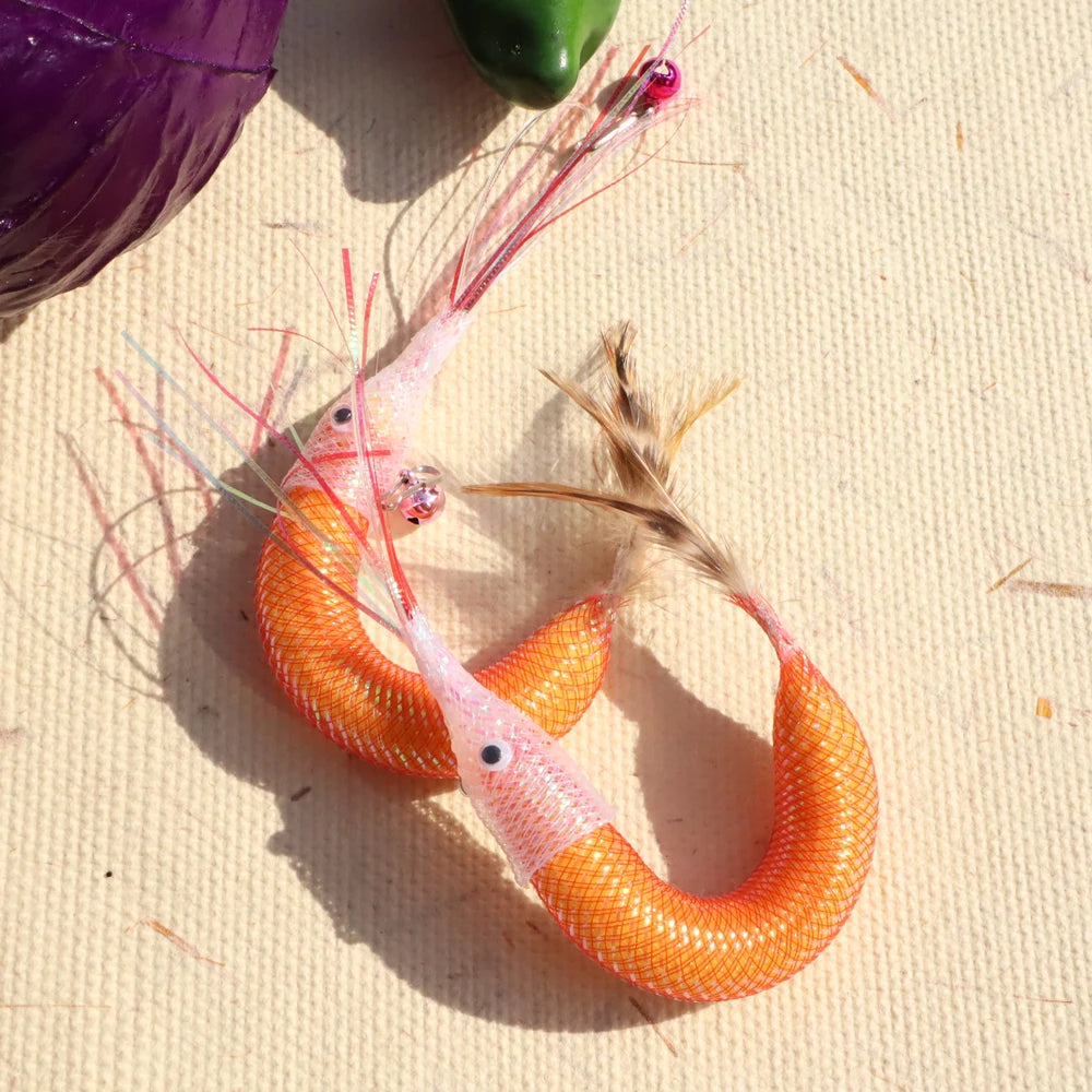 Shrimp Cat Teaser Wand Replacement Heads