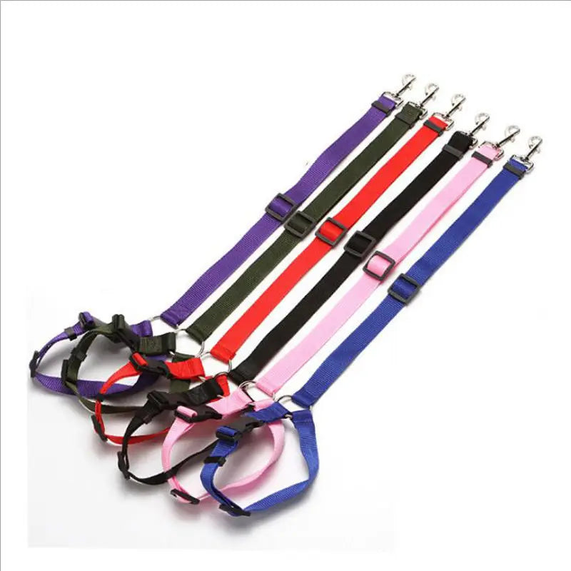 Adjustable Car Seat Belt Safety Rope for Dogs & Cats