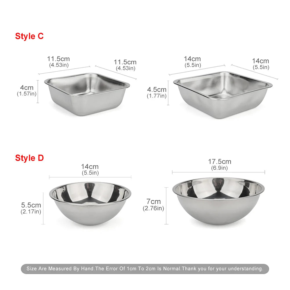 Stainless Steel Pet Food & Water Bowl