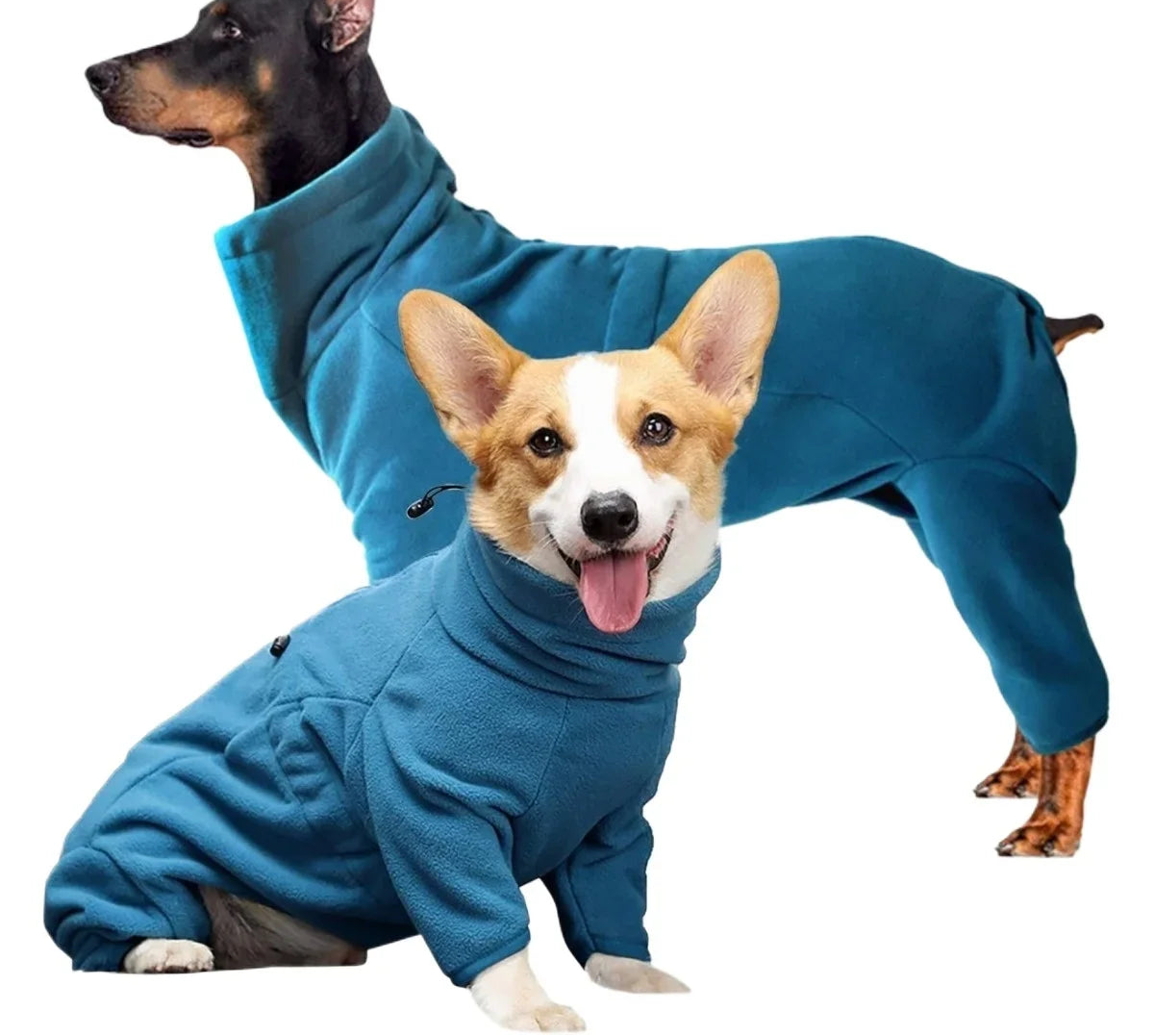 Manteau d'hiver pour chien - Veste coupe-vent en polaire douce pour temps froid