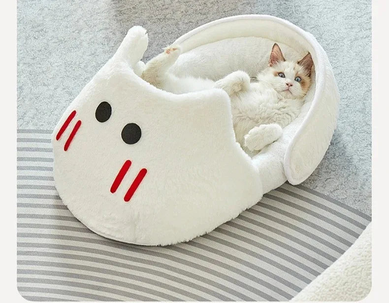 Lit douillet pour animaux de compagnie - Tapis coussin chaud pour chats et chiens
