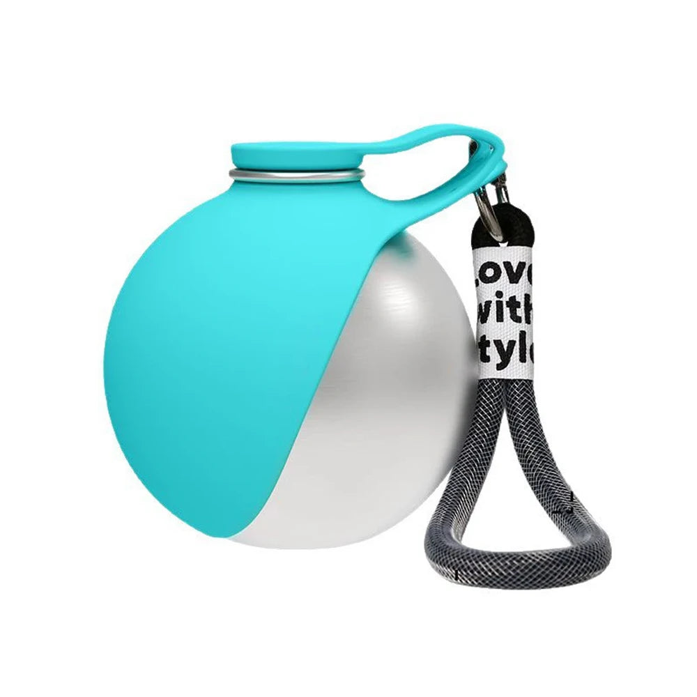 2-in-1 Portable Dog Water Bottle for Small Dogs - Leakproof Compact Dog Travel Water Bottle, Portable Pet Water Bottle
