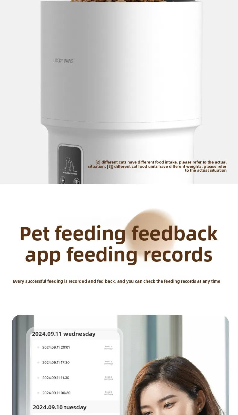Smart WiFi Pet Feeder with HD Camera & Two-Way Intercom