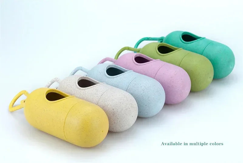 Dog Poop Bag Dispenser with Waste Bags - Convenient Holder for Dog Walks