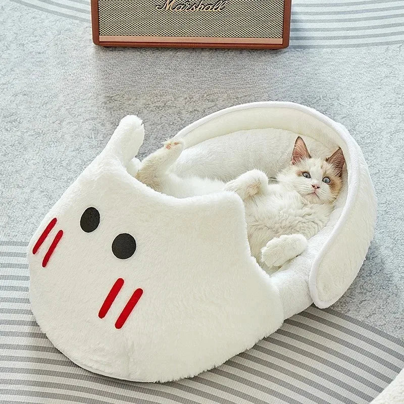 Lit douillet pour animaux de compagnie - Tapis coussin chaud pour chats et chiens