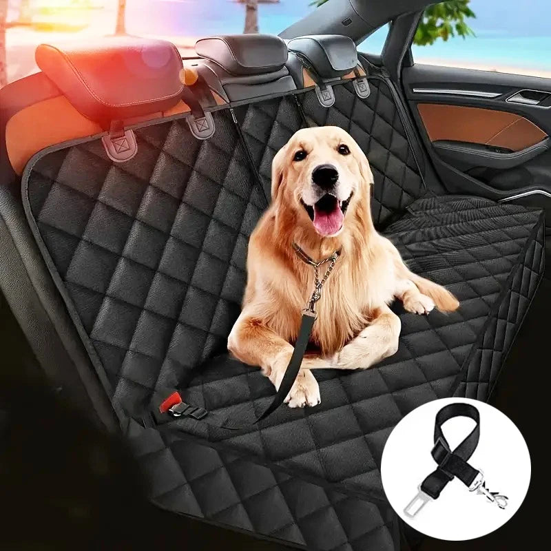Waterproof Non-Slip Dog Car Seat Cover — Universal Rear Back Seat Protector
