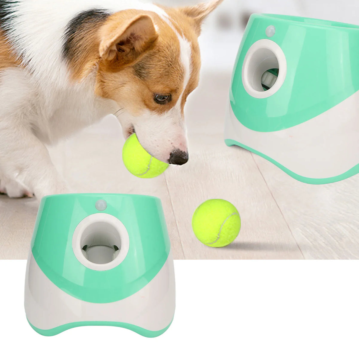 Automatic Dog Ball Launcher with 3 Distance Modes