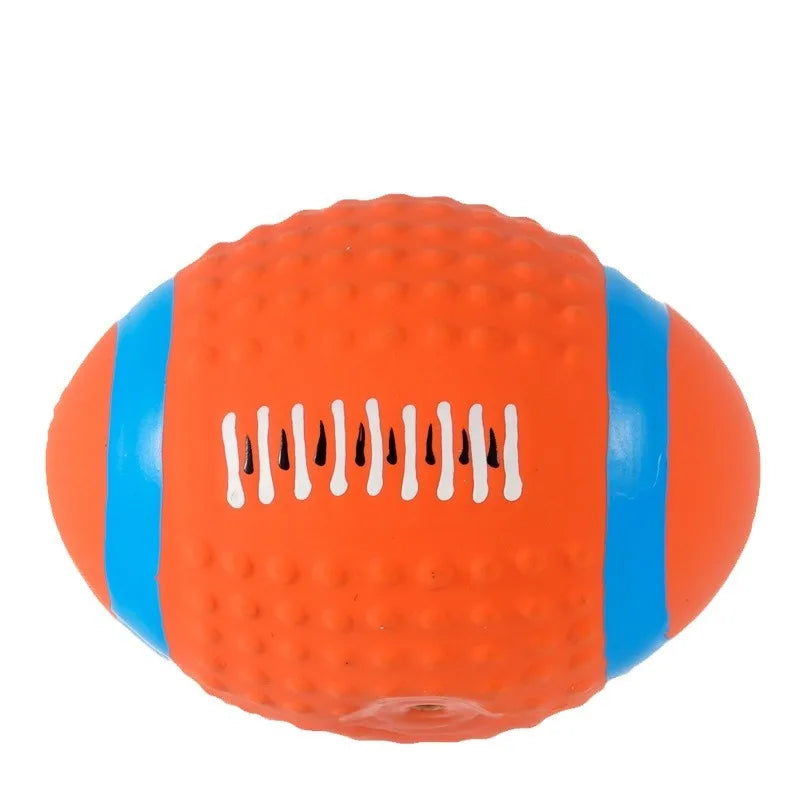 Squeaky Latex Dog Ball – Sports Style Chew Toy
