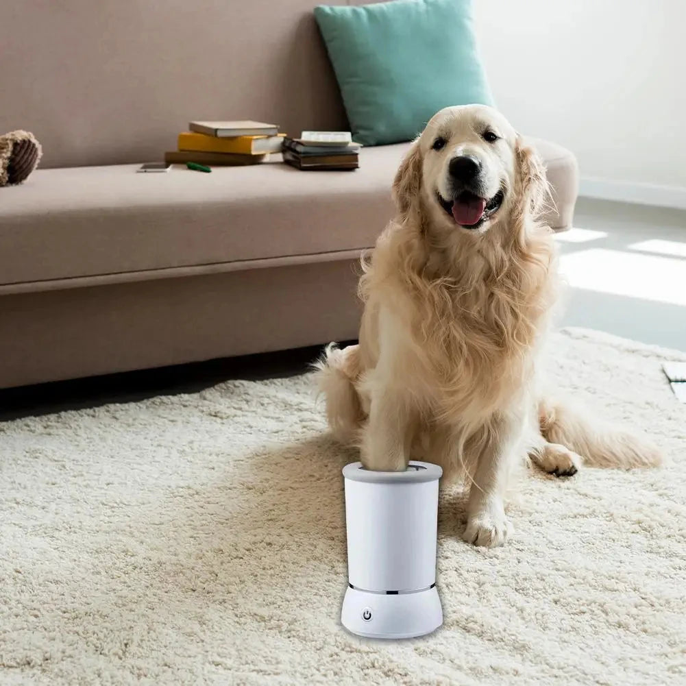 Electric Dog Paw Washing Cup | One-Touch Auto Clean