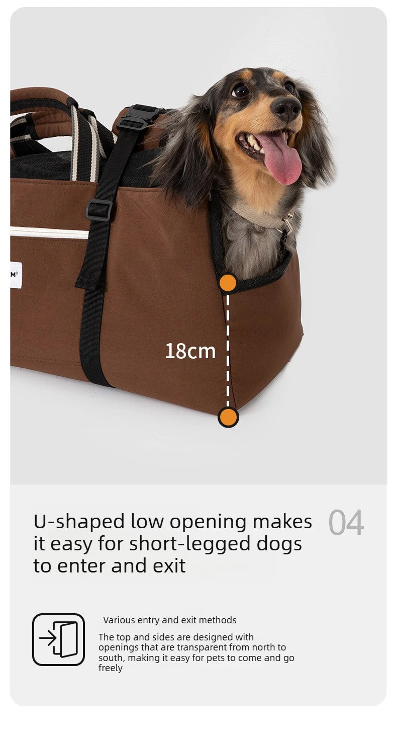 Long-Body Dog Carrier Backpack