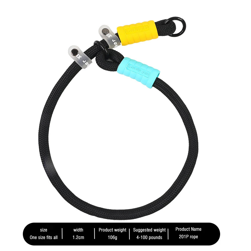 Anti-Slip Nylon Dog Lead — Lightweight & Wear-Resistant