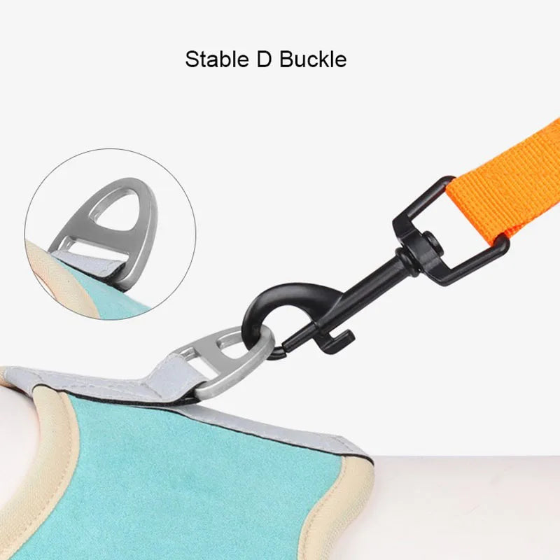 Reflective Dog Harness & Leash Set - Nylon Vest Harness for All Sizes