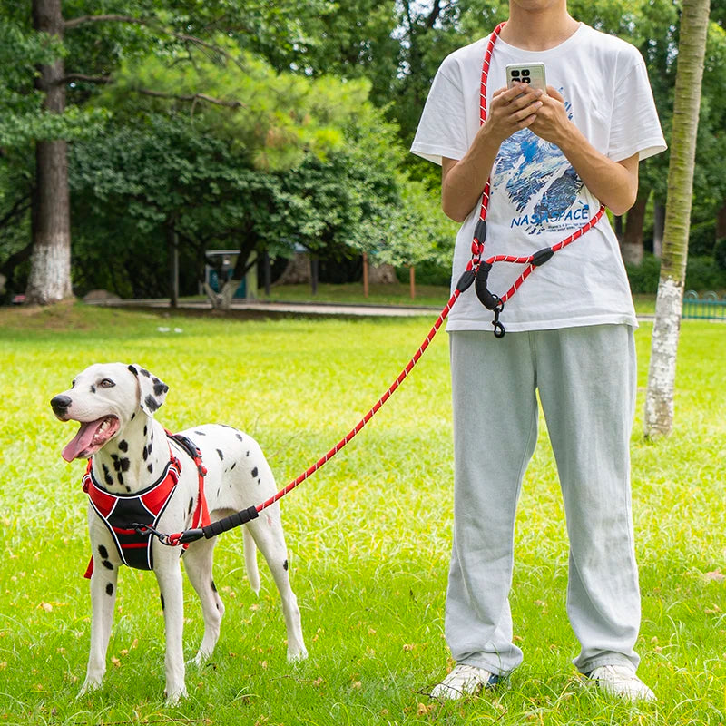 Heavy Duty Rope Dog Lead with Padded Handle – 7.8ft