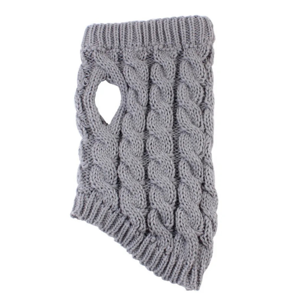 Pull en tricot pour chien | Pull chaud d'automne et d'hiver pour petits chiens et chiots
