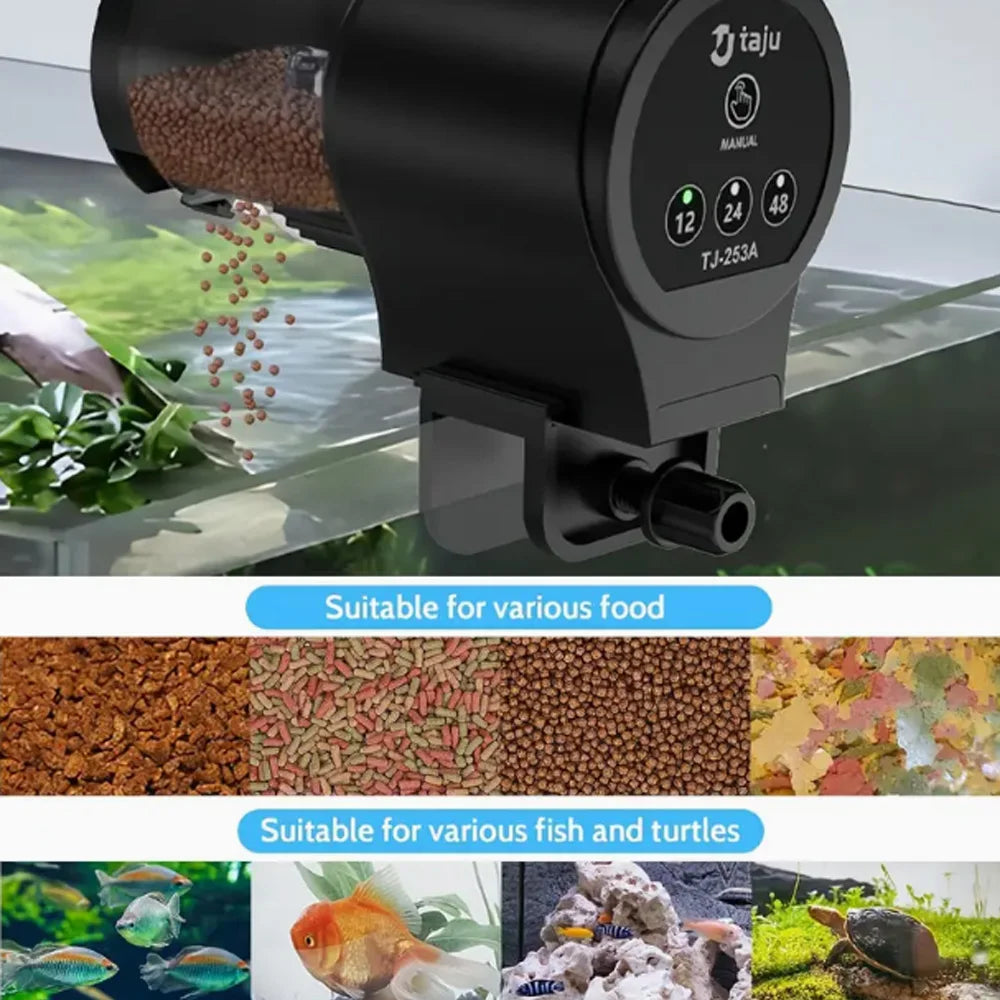 Distributeur automatique intelligent de nourriture pour poissons et tortues