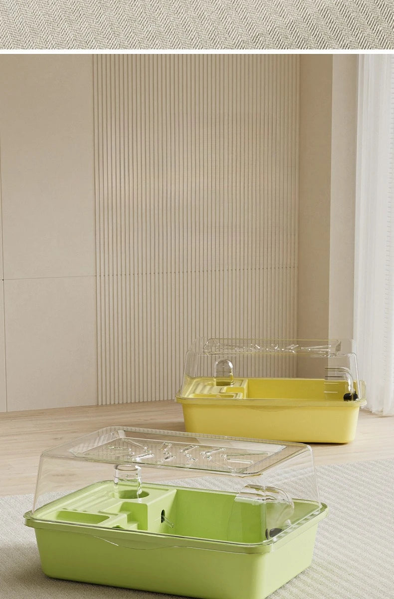 Large Hamster Cage with Acrylic Panels