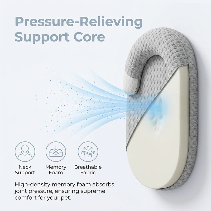 Oval Ice Silk Cooling Bed for Dogs & Cats