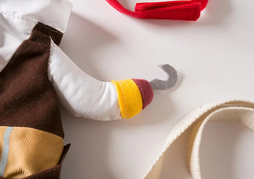 Pirate Costume Suit with Hat for Cats & Dogs