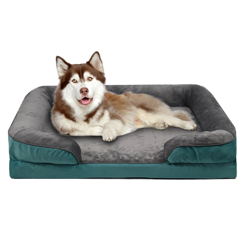 Extra Large Orthopedic Dog Sofa Bed with Washable Removable Cover