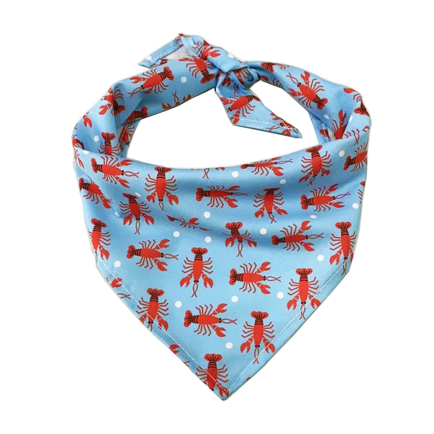 Triangular Dog Bandana Scarf – Summer & Beach