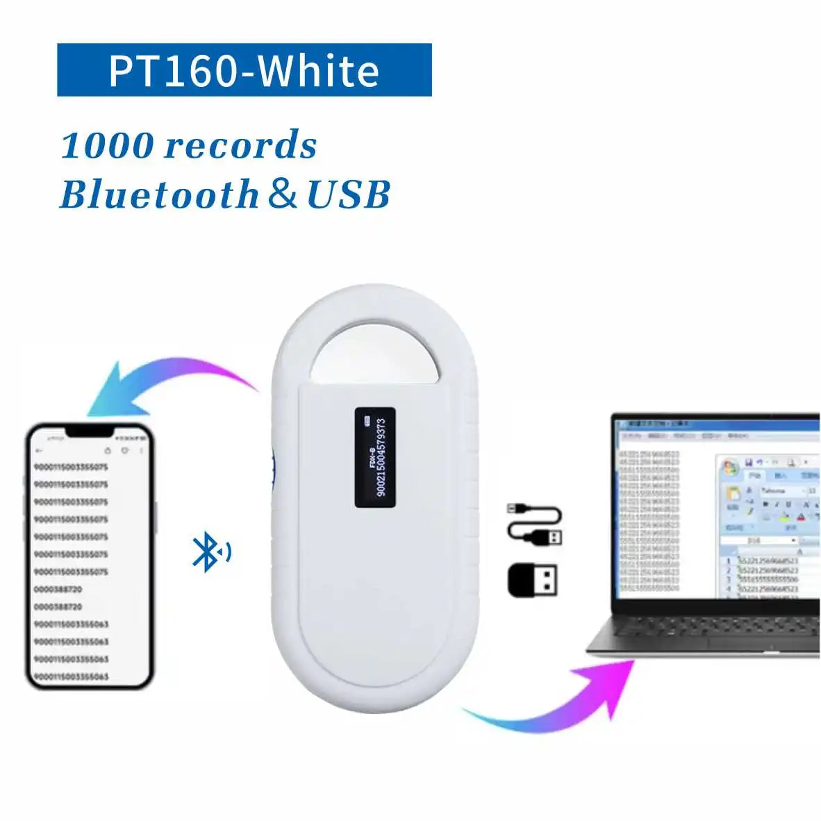 Bluetooth Pet Microchip Scanner & RFID Reader