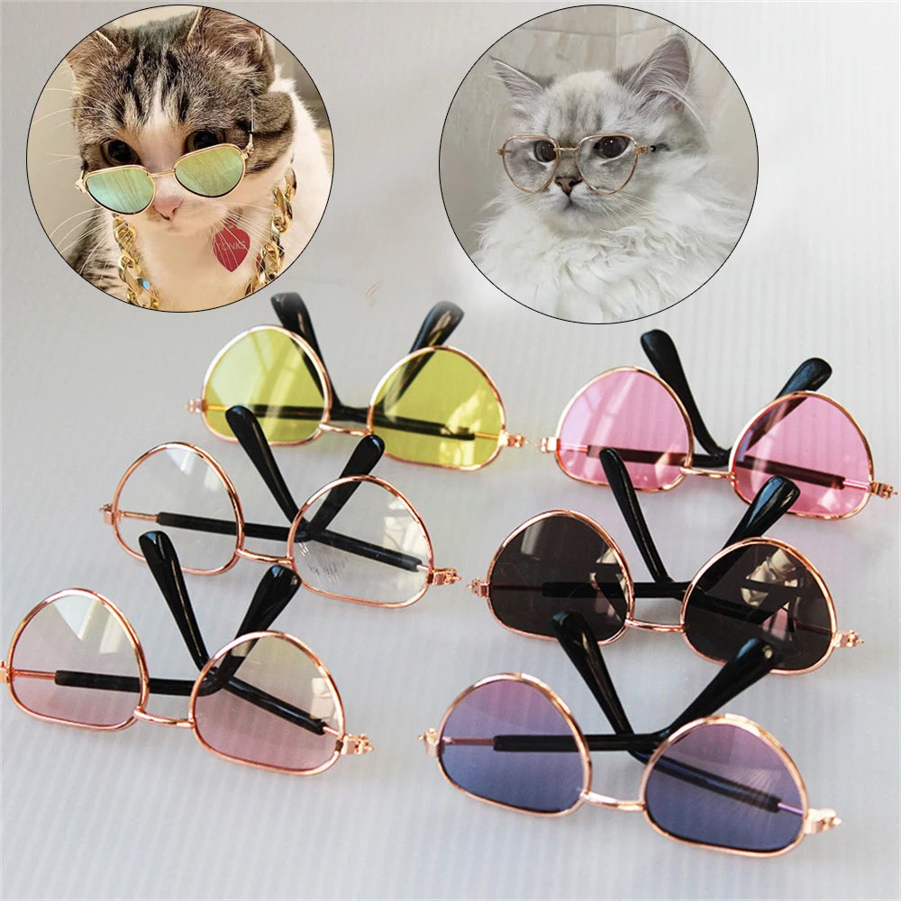 Heart-Shaped Sunglasses for Cats & Kittens