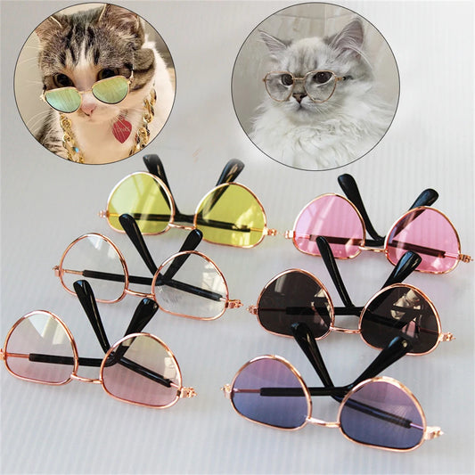 Heart-Shaped Sunglasses for Cats & Kittens