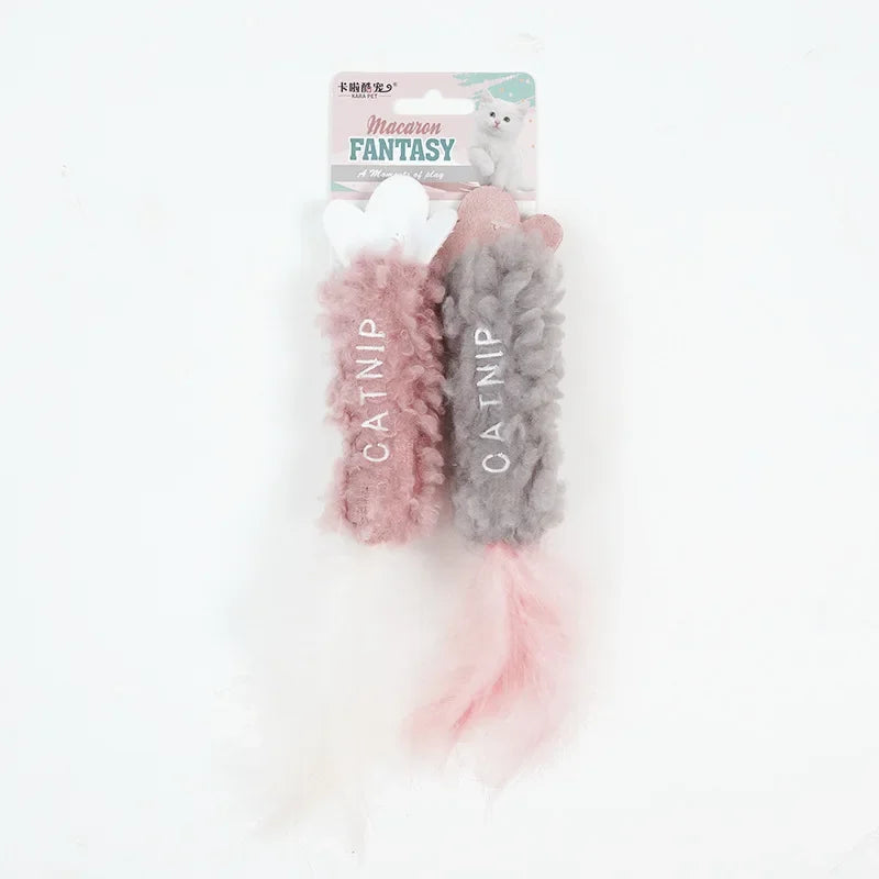 Plush Catnip Mouse Hanging Toy