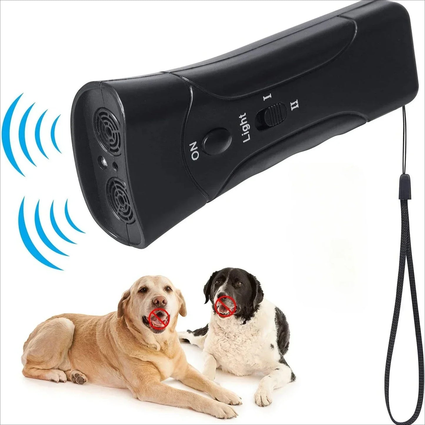 Ultrasonic Anti-Bark Dog Training Device with LED