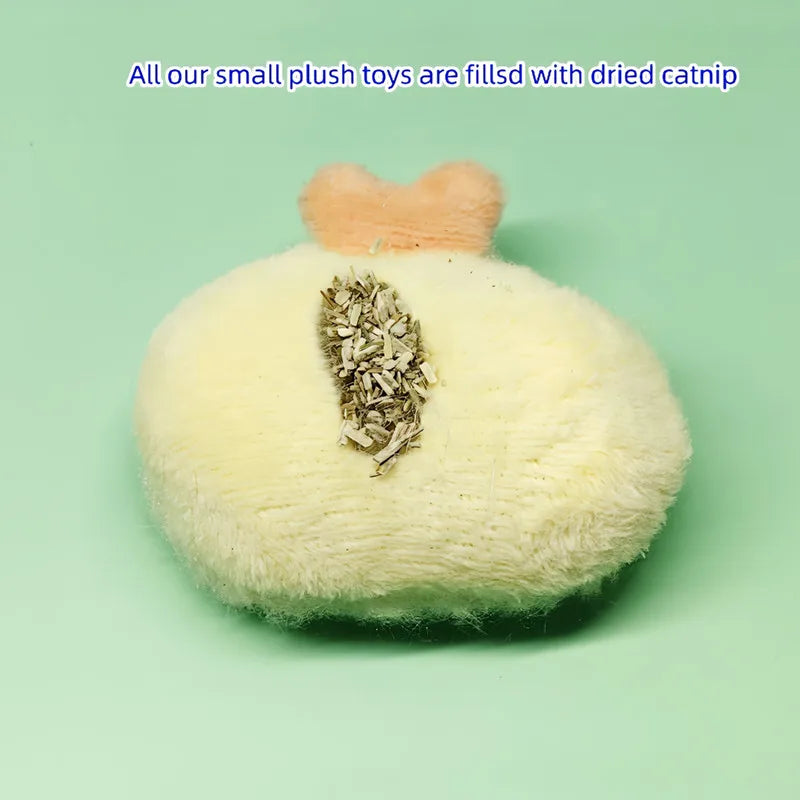 Catnip Plush Chew Toys for Kittens – Bite-Resistant with Real Catmint