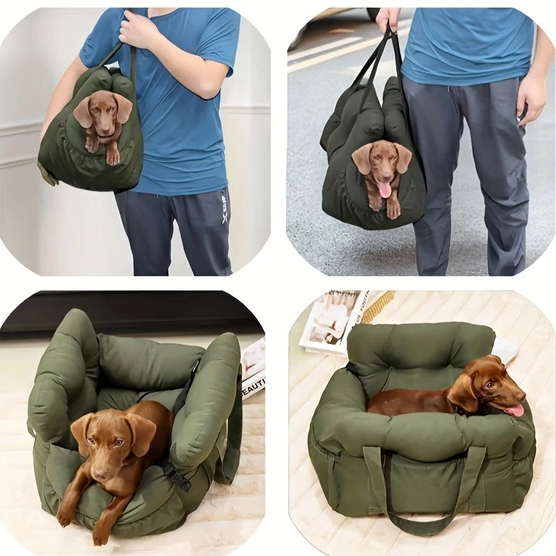 Washable Dog Car Travel Bed