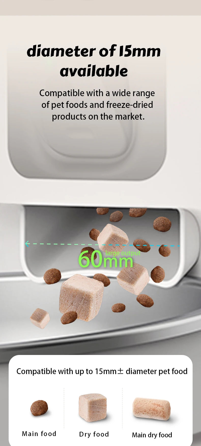 8L Smart Pet Feeder with 1080P Camera, Night Vision & Stainless Steel Bowl — 5G Wi-Fi & Tuya App