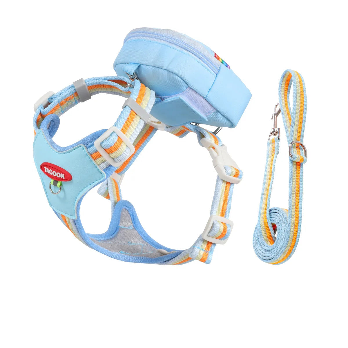 Dog Harness & Lead Set – Padded Vest Harness with Reflective Strips for Small & Medium Dogs