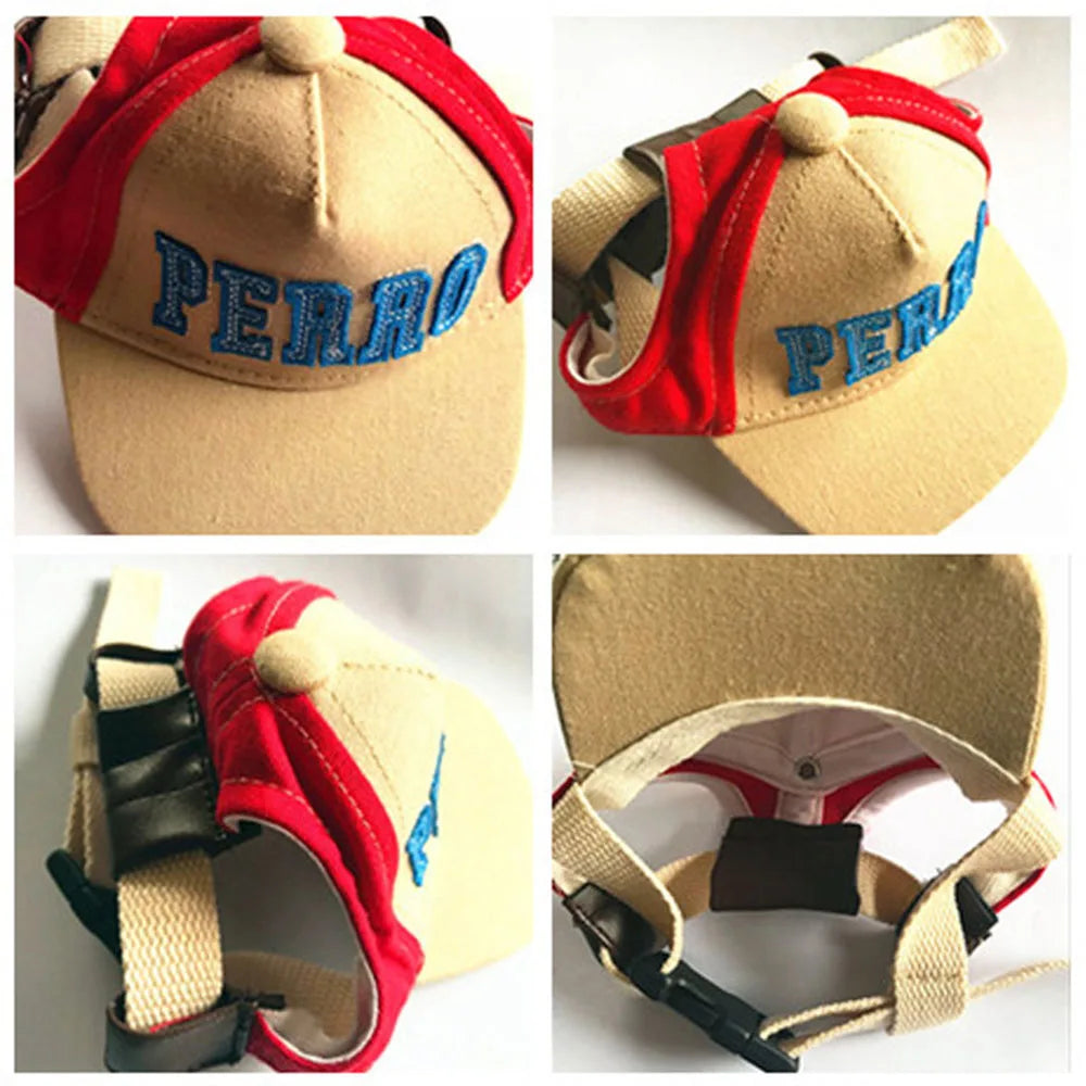Casquette de baseball pour chien avec visière - Chapeau de soleil d'été