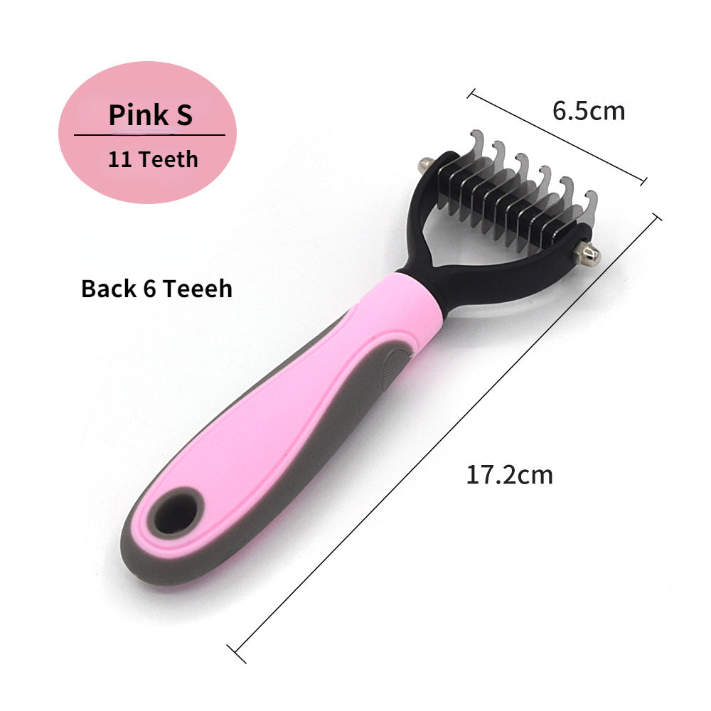 Professional Pet Deshedding Brush - Hair Remover for Dogs and Cats
