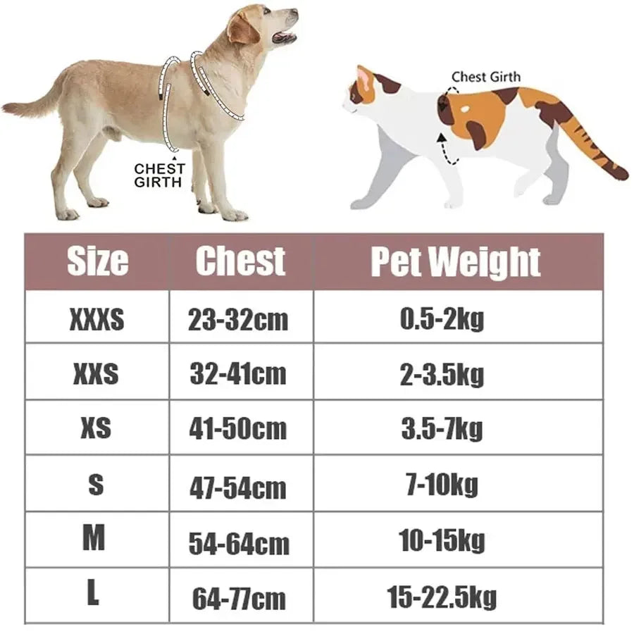 Harnais Réfléchissant Respirant pour Chien - Réglable pour Petits Chiens et Chiots