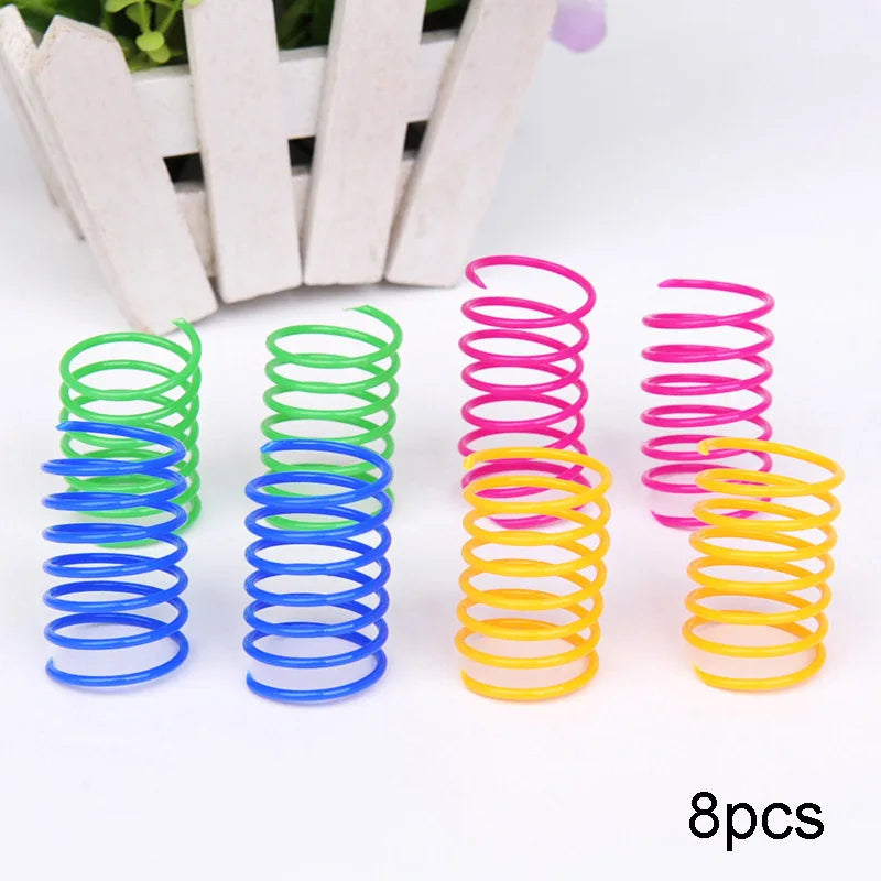 Colorful Spring Cat Toys - Interactive Coil Toys for Kittens (Multi-Pack)