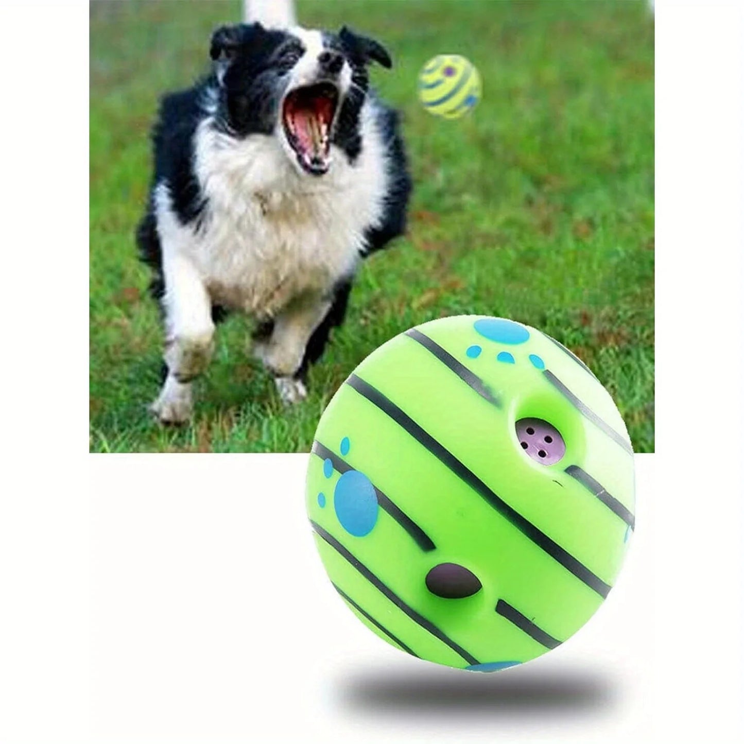 Balle de jeu interactive pour chien – Balle couinante pour la stimulation mentale et le jeu