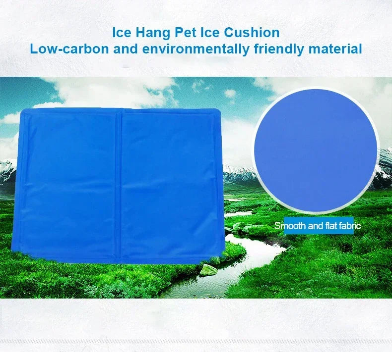 Cooling Gel Ice Mat for Dogs & Cats – Summer Heat Relief Sleeping Pad