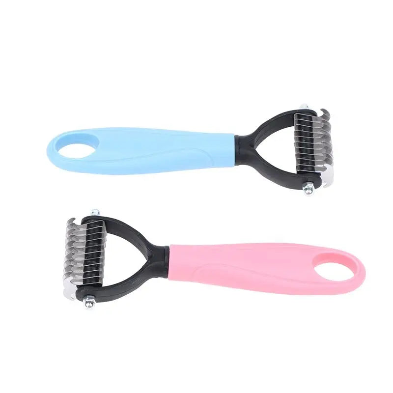 2-Sided Pet Deshedding & Dematting Brush