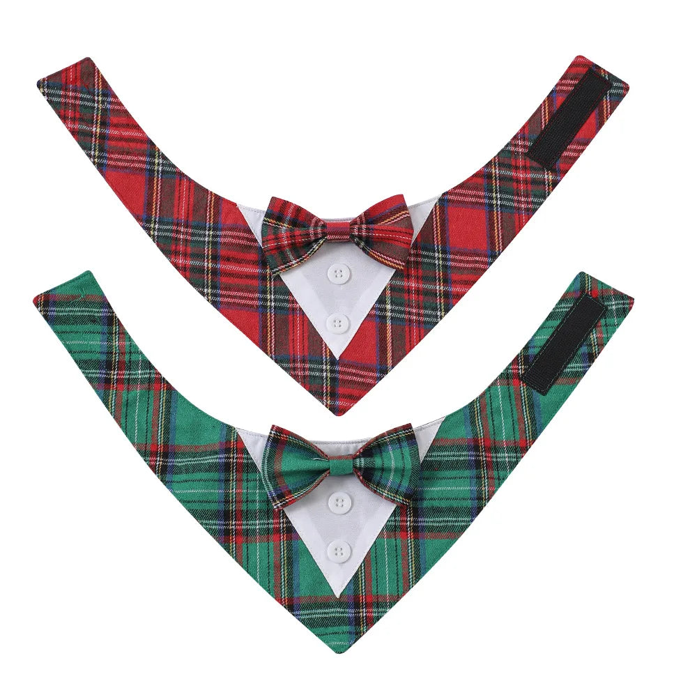 Dog Bow Tie & Bandana Set