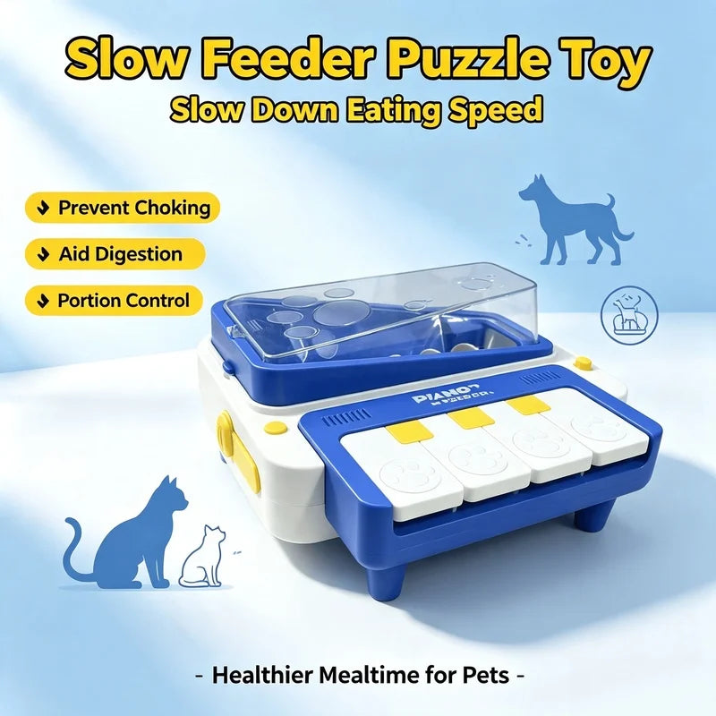 Interactive Dog Piano Treat Dispenser