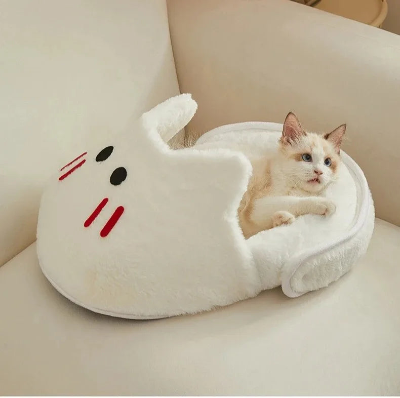 Lit douillet pour animaux de compagnie - Tapis coussin chaud pour chats et chiens