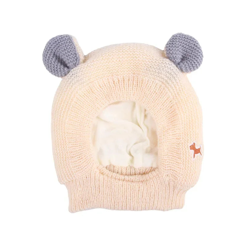 Knitted Winter Hat for Medium & Large Dogs