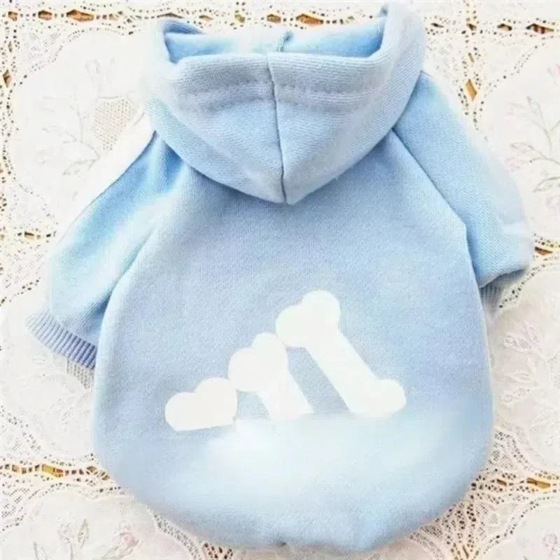 Sweat à capuche pour chien automne-hiver - Manteau chaud en molleton pour chiens de taille moyenne à grande