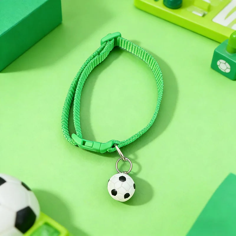 Football Fan Hat & Collar Costume Set for Cats