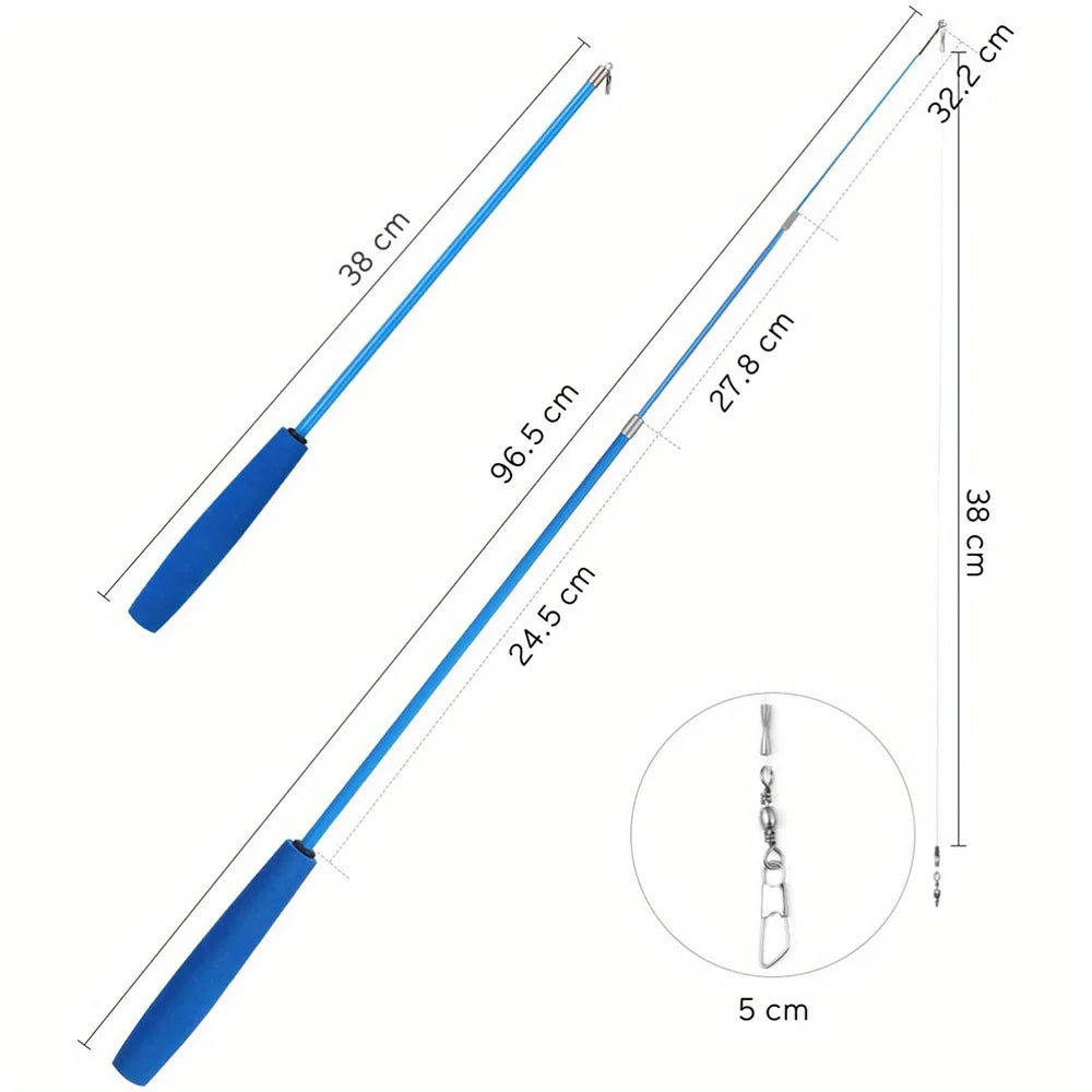 Feather Cat Wand 11-Pack with Bells