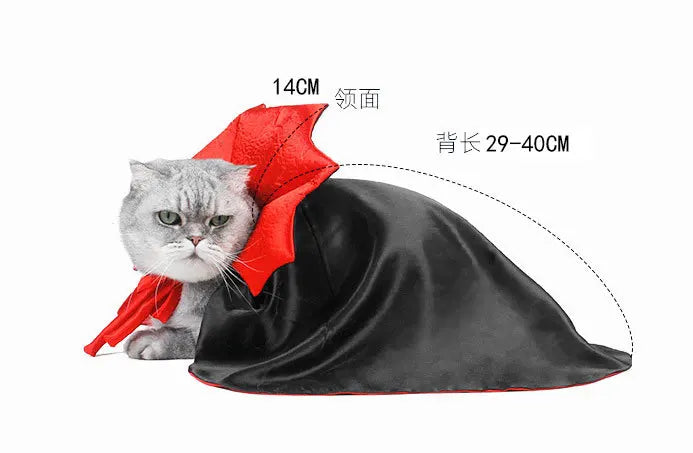 Costume de vampire pour animal de compagnie