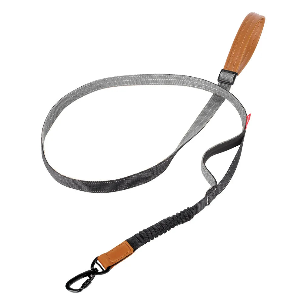 Heavy-Duty Tactical Bungee No-Pull Dog Leash for Large Dogs